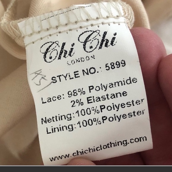 Size 12 Lacey Cocktail Dress with flouncy skirt. - Picture 4 of 4